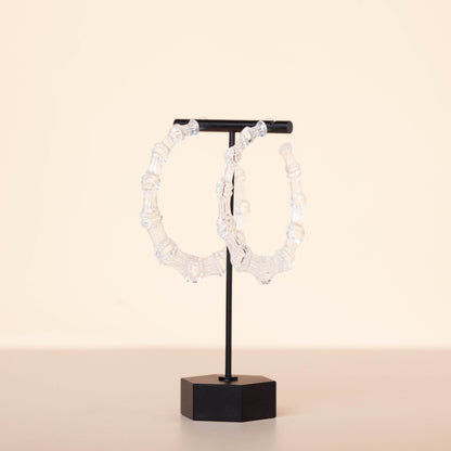 LIQUID BAMBOO HOOPS - LARGE - CLEAR
