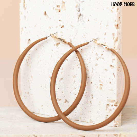 MELANATED HOOPS - WALNUT (original shade)