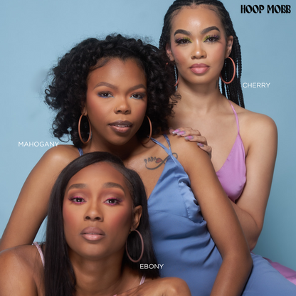 MELANATED HOOPS - WALNUT (original shade)