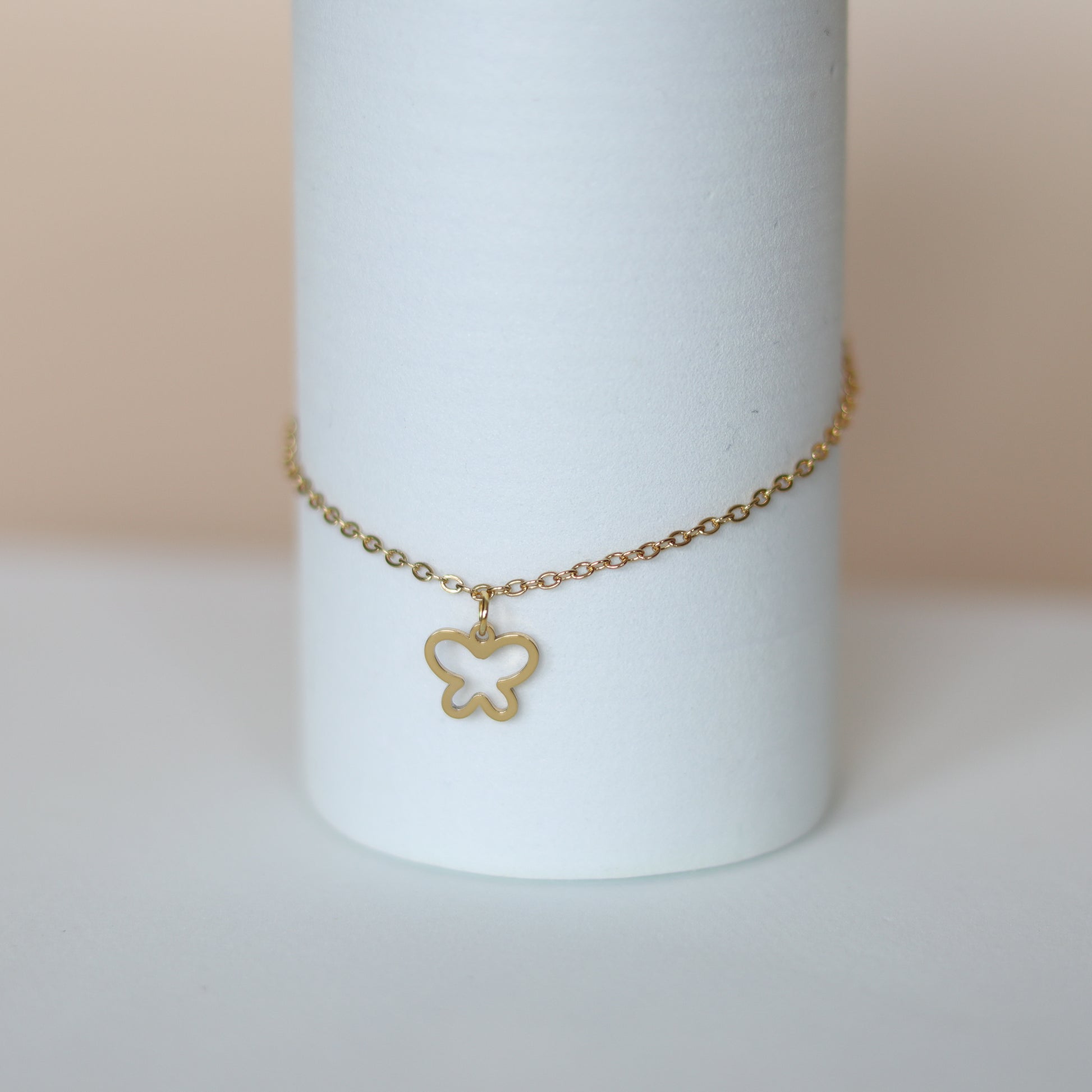 butterfly anklet   gold3