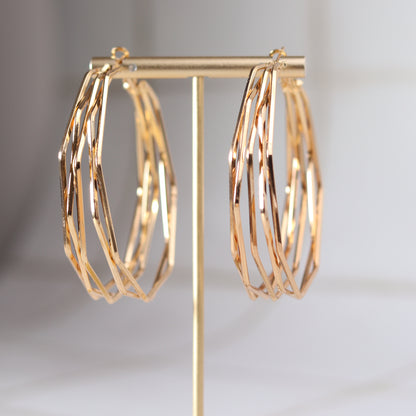 crosswire hoops   gold6