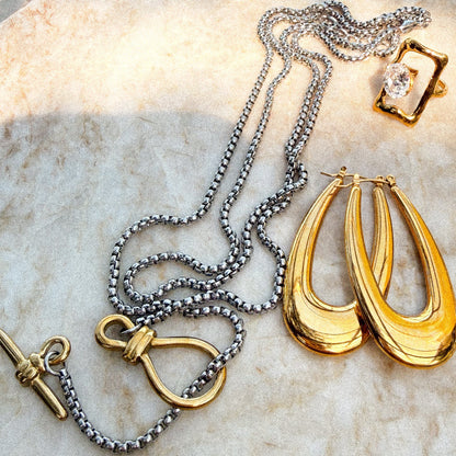 drop top necklace silver4