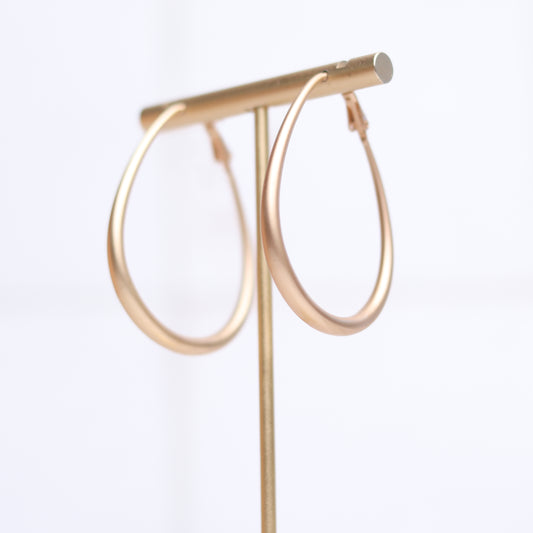 gold dust teardrop hoops   small2