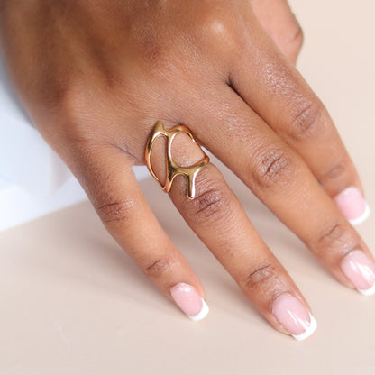 Lava Ring - Gold