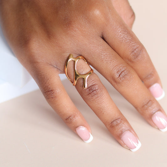 Lava Ring - Gold