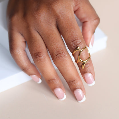Lava Ring - Gold