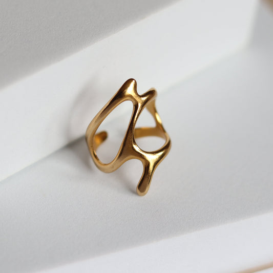 Lava Ring - Gold