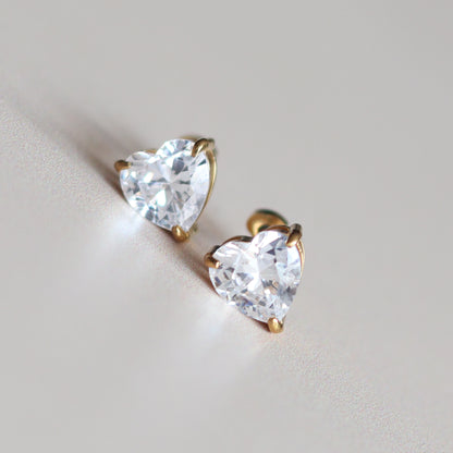 Love Stud Earrings