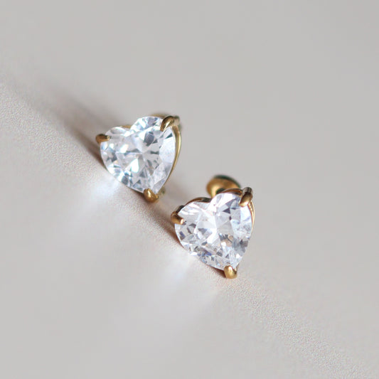 Love Stud Earrings