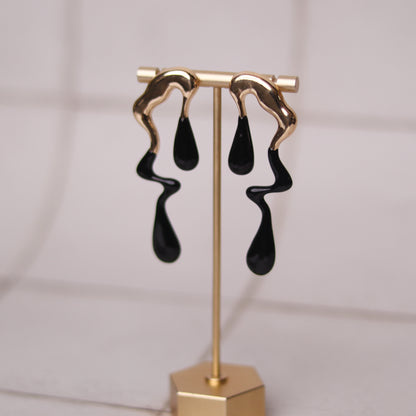 mercury earrings black4