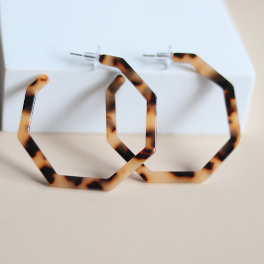 Miss Lady Hoops - Light Tortoise