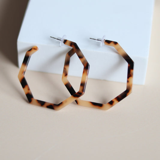 Miss Lady Hoops - Light Tortoise