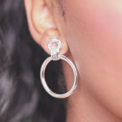 Knot Today Earrings - Silver