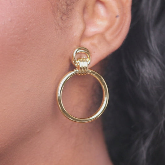 Knot Today Earrings - Gold