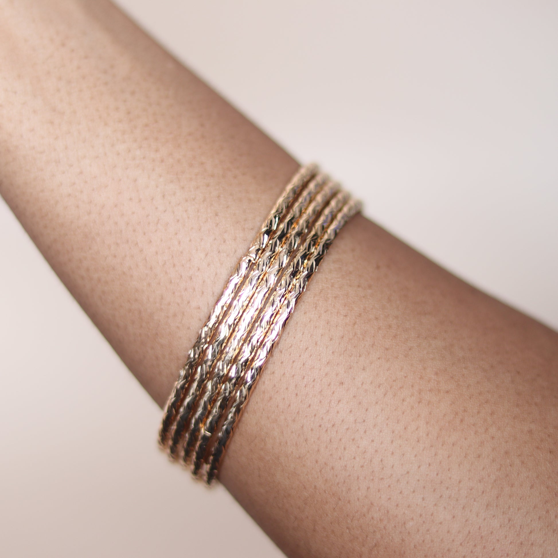 shimmy bracelet set   gold2