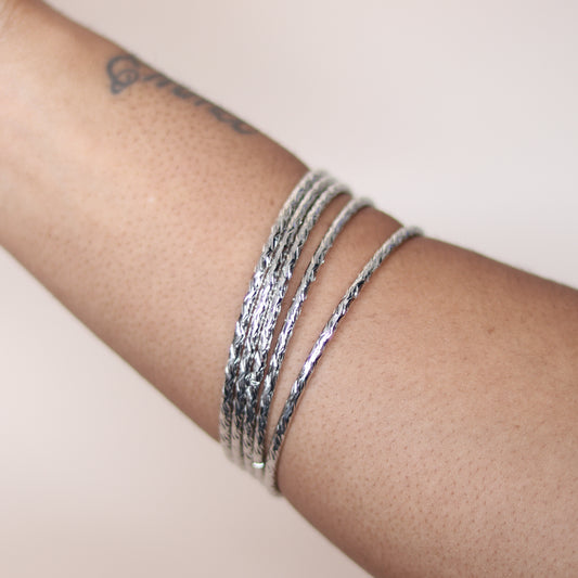 shimmy bracelet set   silver3