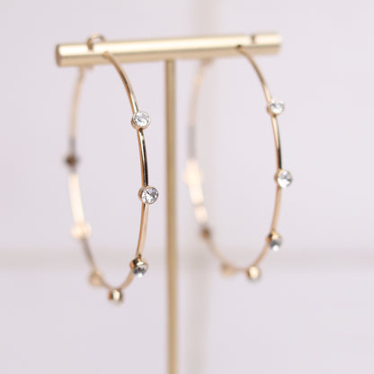 spaced out hoops   gold1
