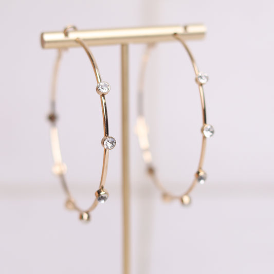 spaced out hoops   gold1