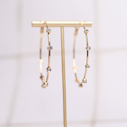 spaced out hoops   gold2