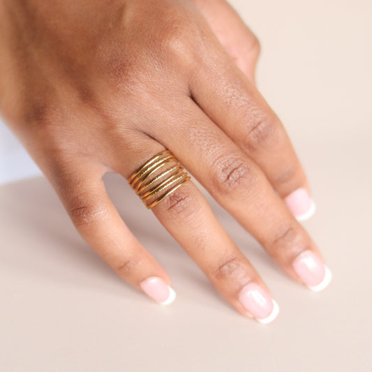 Stacked Ring - Gold